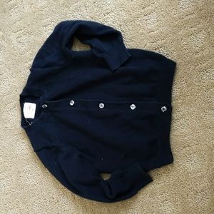 Girls navy Casey cardigan crewcuts size 2